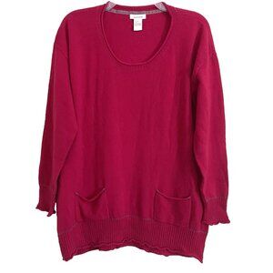 Sundance 100% Cashmere Sweater Small Pockets Oversized Relaxed Fit